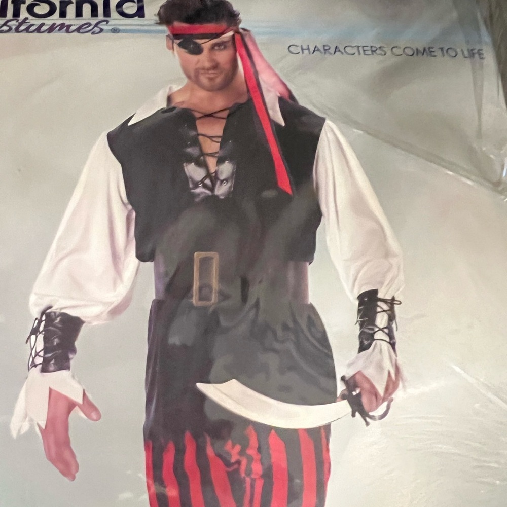 Men’s XL Pirate Costume